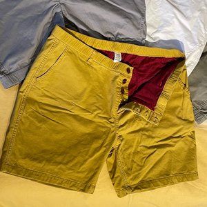 Woof Commando Freeball Chino Shorts - Golden Yellow